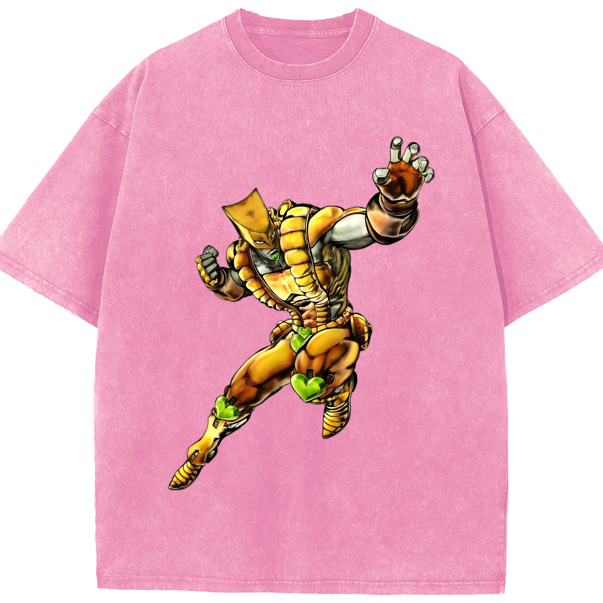 （画像用） ジョジョの奇妙な冒険 ディオ?ブランドー JoJo's Bizarre Adventure Dio Brando 綿100% ヴィンテージ風 半袖Tシャツ（フロントプリント）
